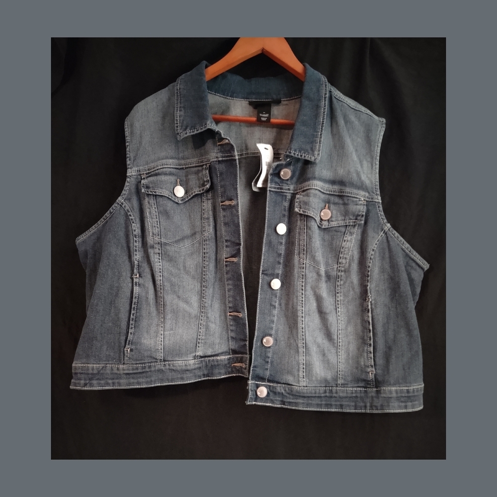 Lane Bryant | Denim Vest | Size 26